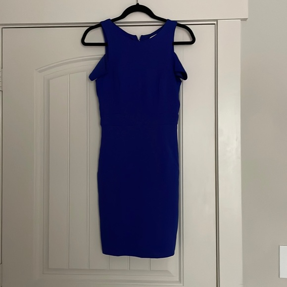 High neck Blue Dress - Picture 1 of 3